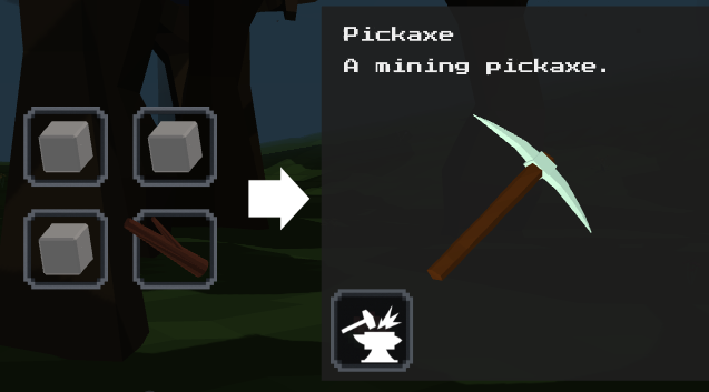 Craft Pickaxe
