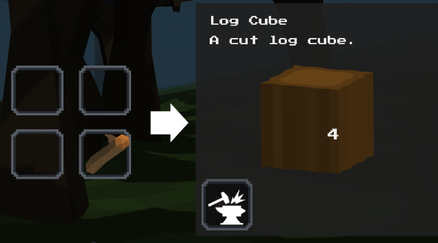 Craft Log Cube